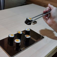 Load image into Gallery viewer, Pure Titanium Crystal Hollow Chopsticks