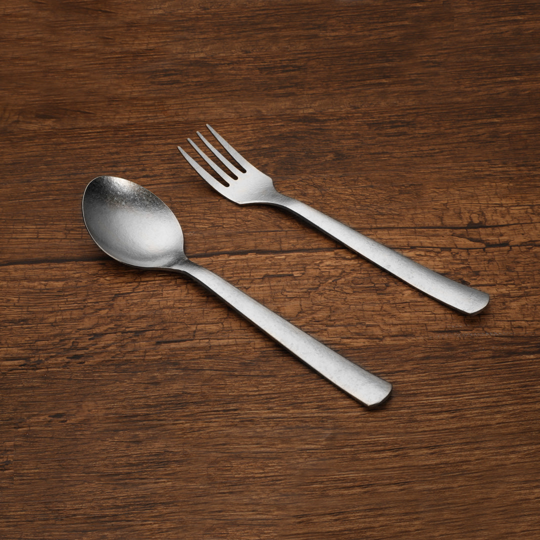 A Healthy Alternative: Solid Titanium Cutlery Set by Woerden by